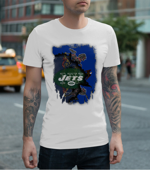 Jets Together Pennsylvania Crest Lions T-Shirt