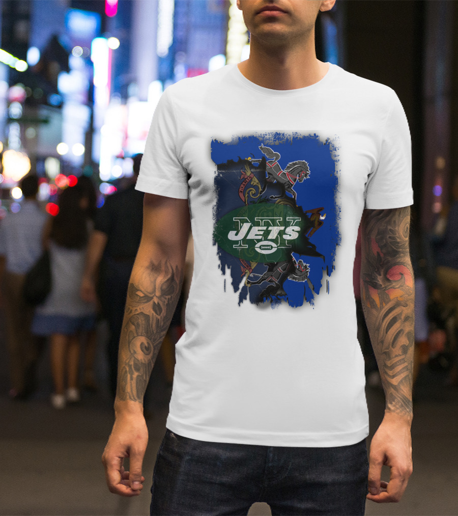 Jets Together Pennsylvania Crest Lions T-Shirt