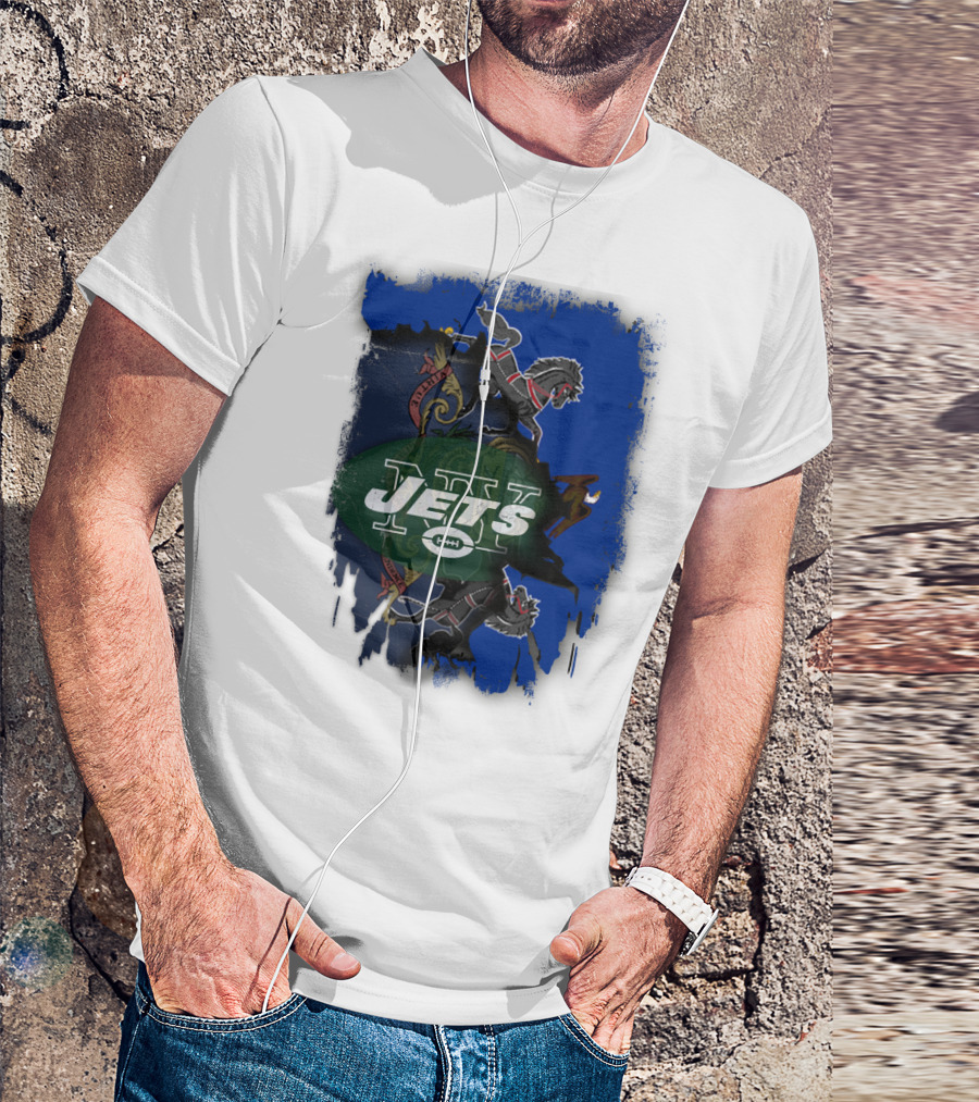 Jets Together Pennsylvania Crest Lions T-Shirt