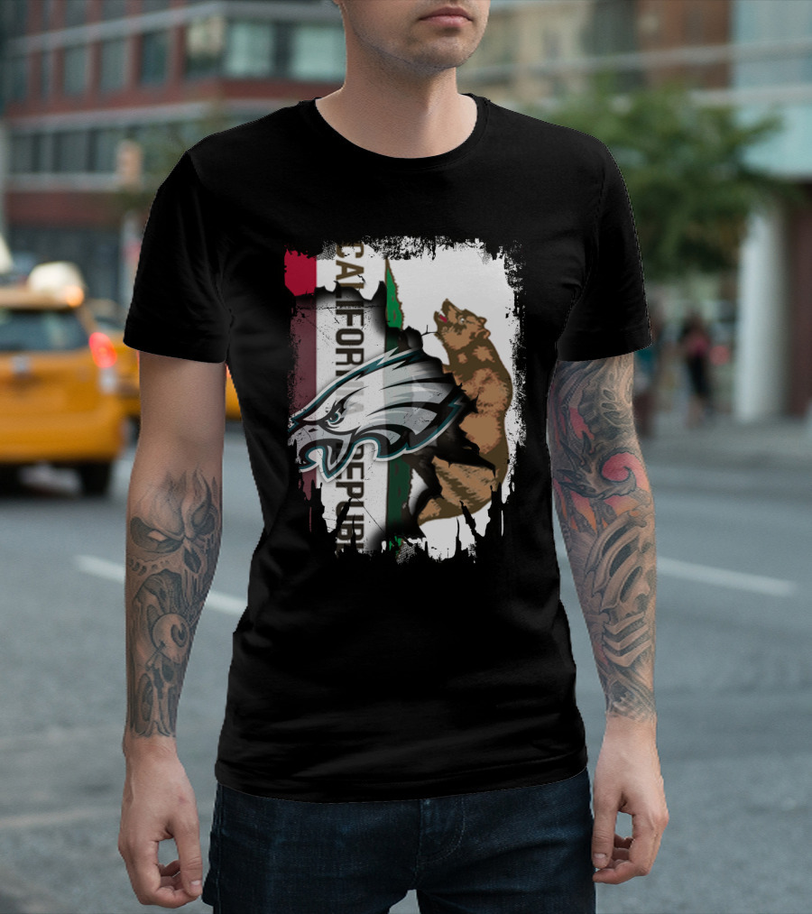 California Republic with Eagles T-Shirt