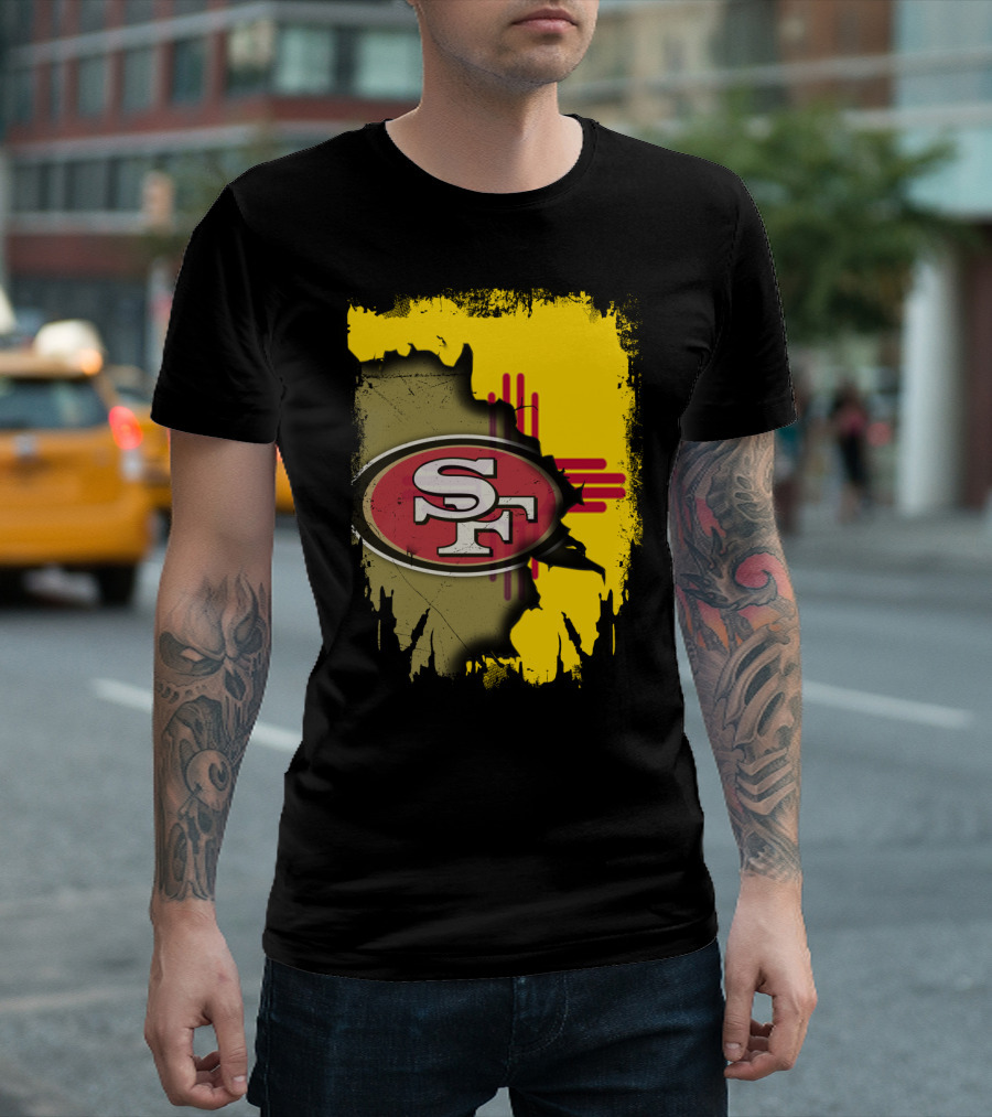 San Francisco 49ers New Mexico Zia Symbol Unity T-Shirt