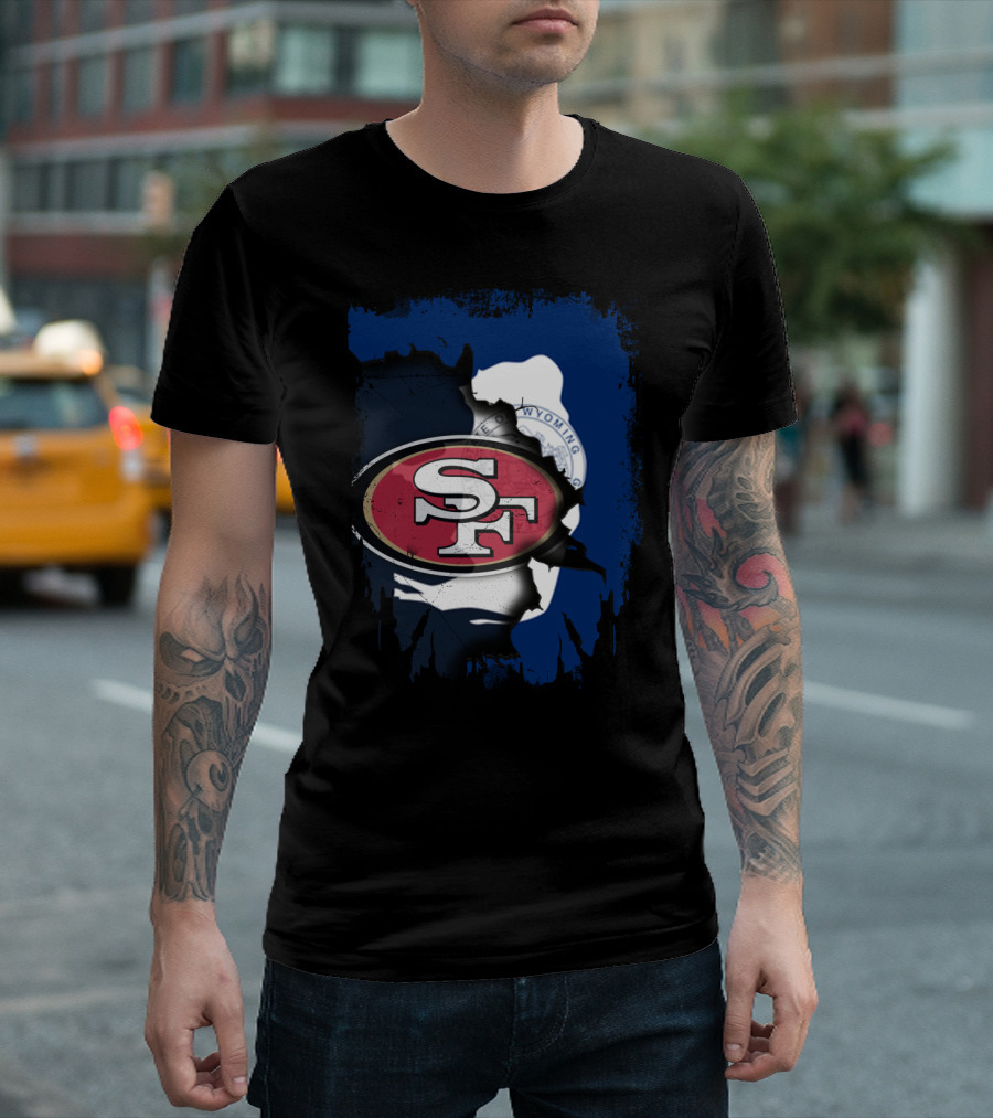 Wyoming Collaboration with San Francisco 49ers T-Shirt