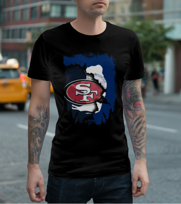 Wyoming Collaboration With San Francisco 49ers T-Shirt