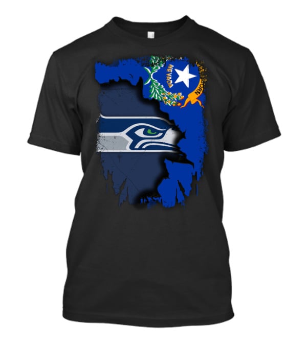 Nevada Love For Seattle Seahawks Fans T-Shirt