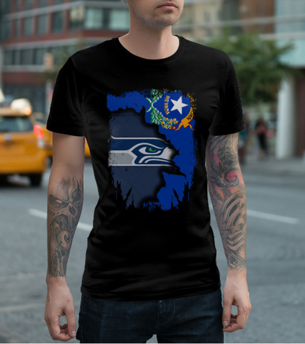 Nevada Love For Seattle Seahawks Fans T-Shirt