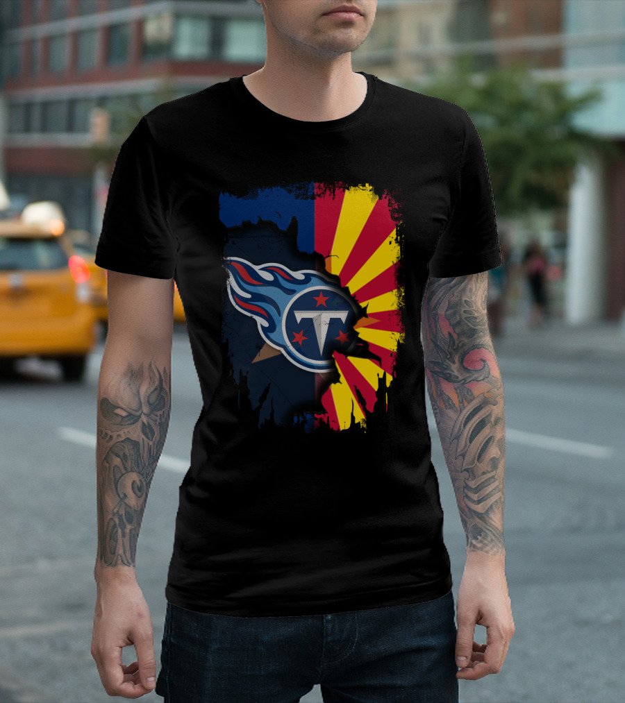 Arizona Tennessee Titans United Together T-Shirt