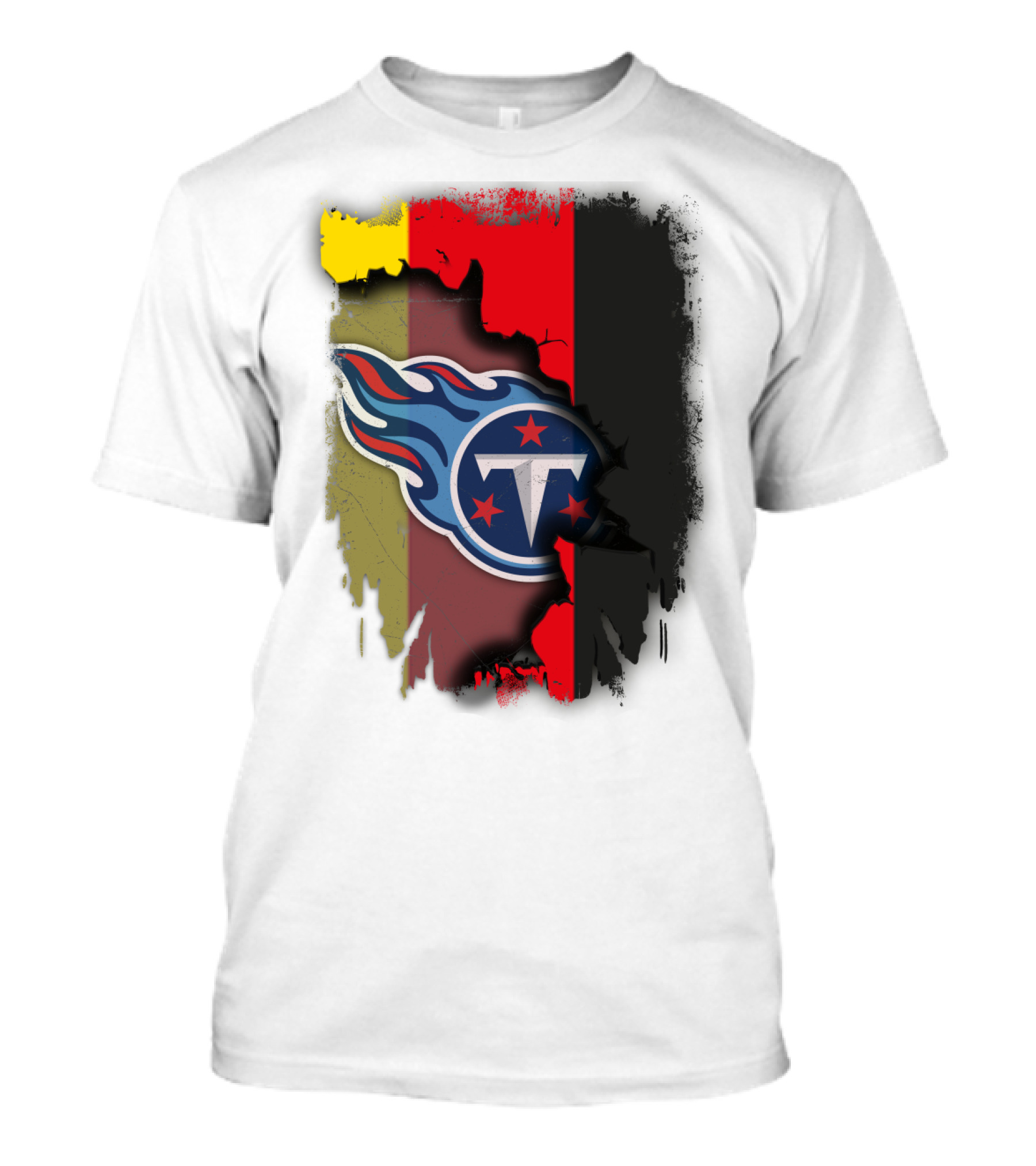 Germany United With Tennessee Titans Logo Fusion T-Shirt