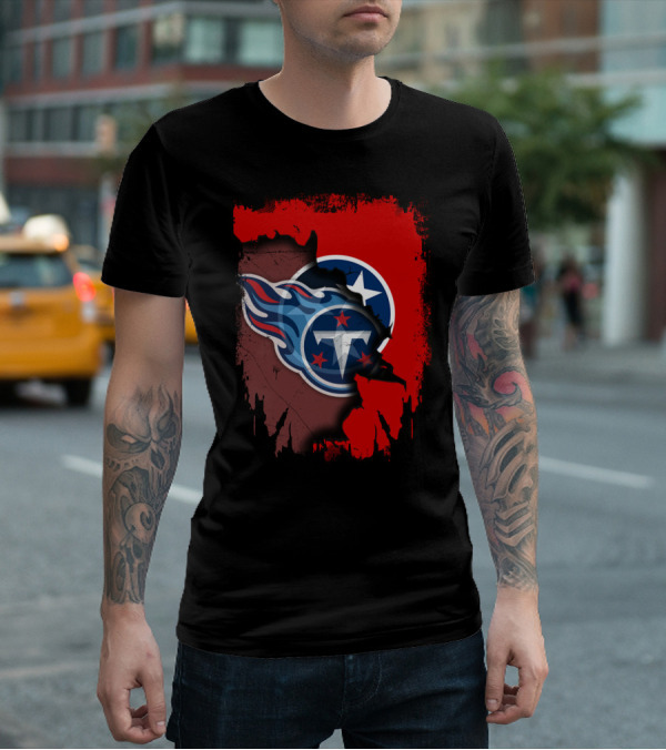 Tennessee Titans Together State Flag Fusion T-Shirt