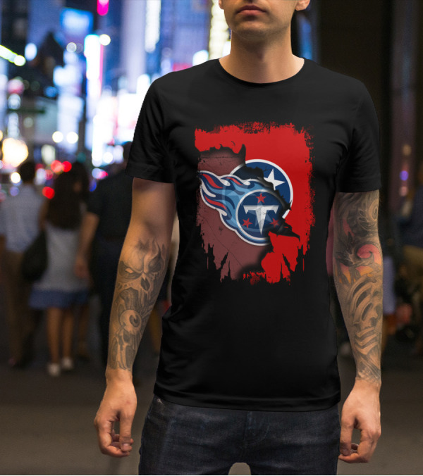Tennessee Titans Together State Flag Fusion T-Shirt