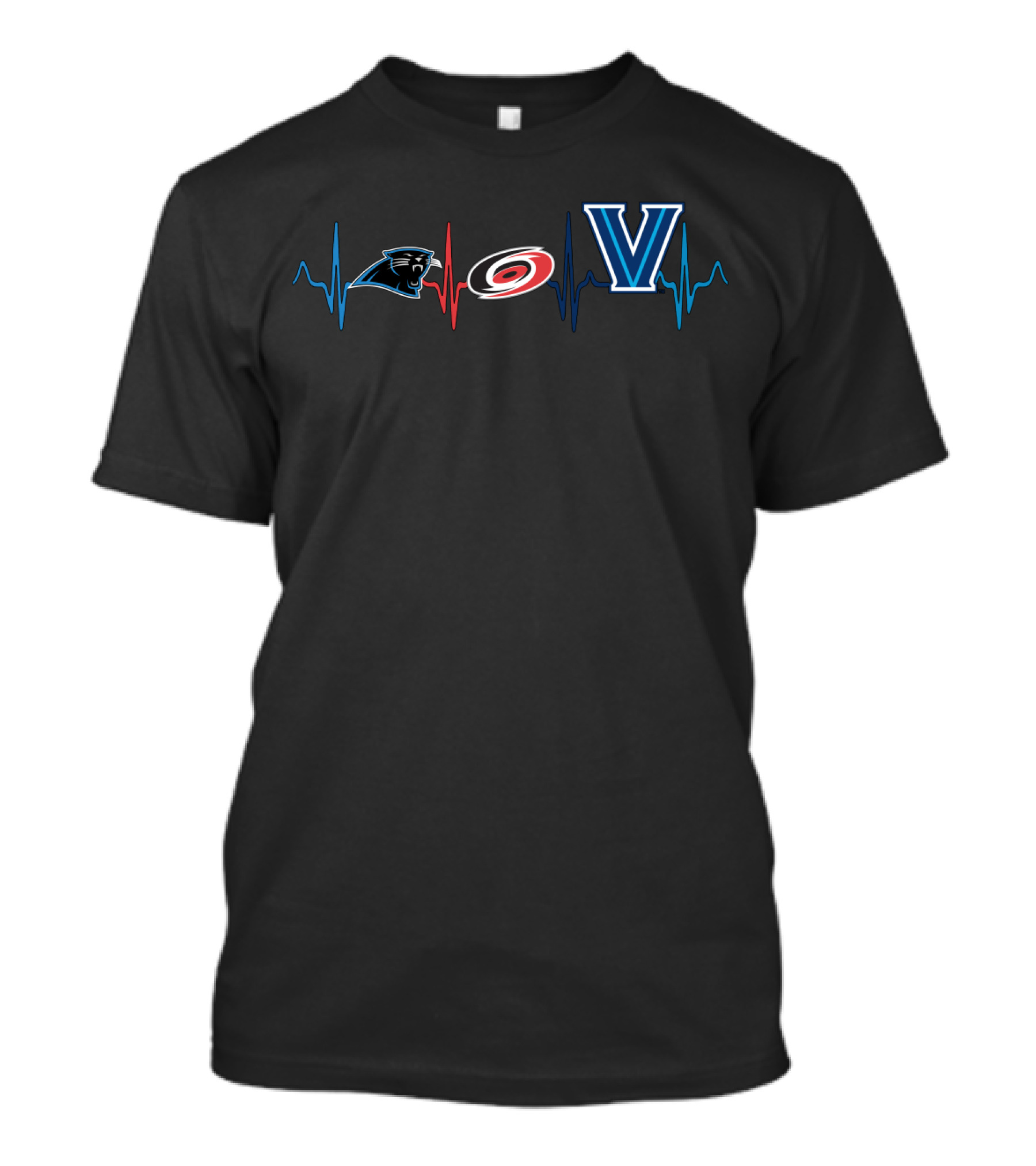 Carolina Panthers Hurricane Carolina Villanova Love T-Shirt
