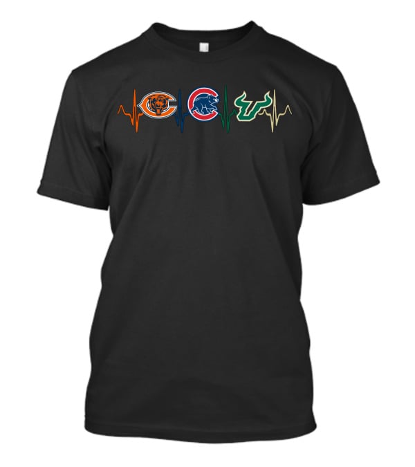 Sfb Heartbeat Love Bears Cubs T-Shirt