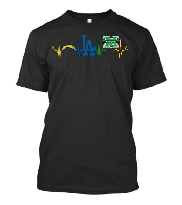 Love Chargers La Dodgers The Herd Mth T-Shirt