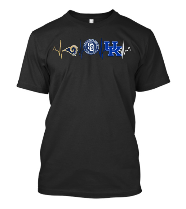 Love Rams San Diego Padres Kentucky Wildcats Kw T-Shirt