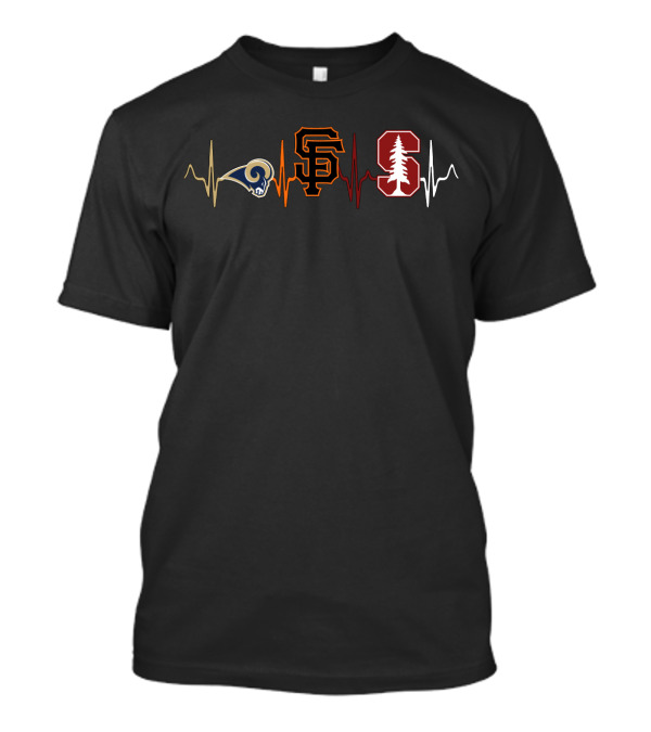 Love Rams Giants Sf Sc Pulse T-Shirt