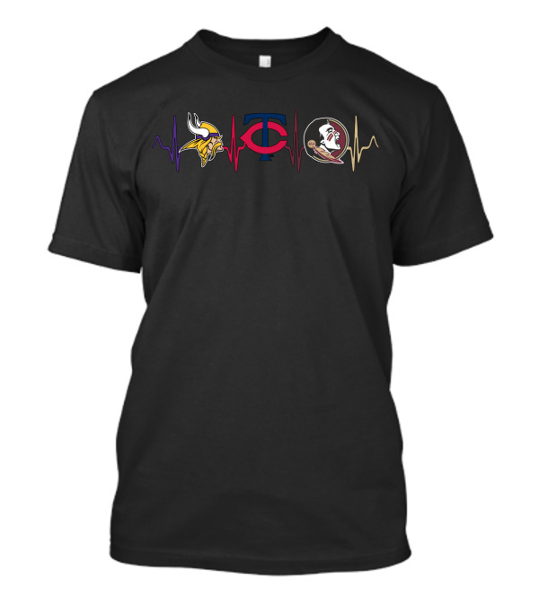 Love Vikings Twins Fsu Fan Combo T-Shirt