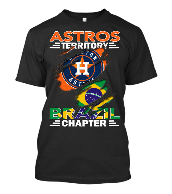 Houston Astros Territory Brazil Chapter Fan T-Shirt