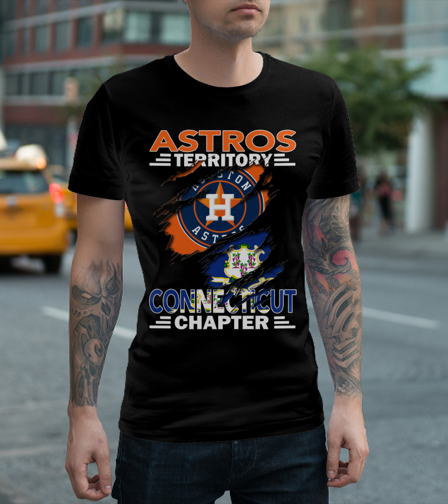 Astros Territory Houston Astros Logo Connecticut Chapter T-Shirt