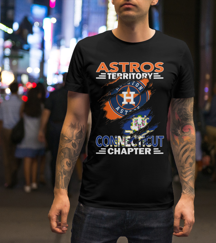 Astros Territory Houston Astros Logo Connecticut Chapter T-Shirt