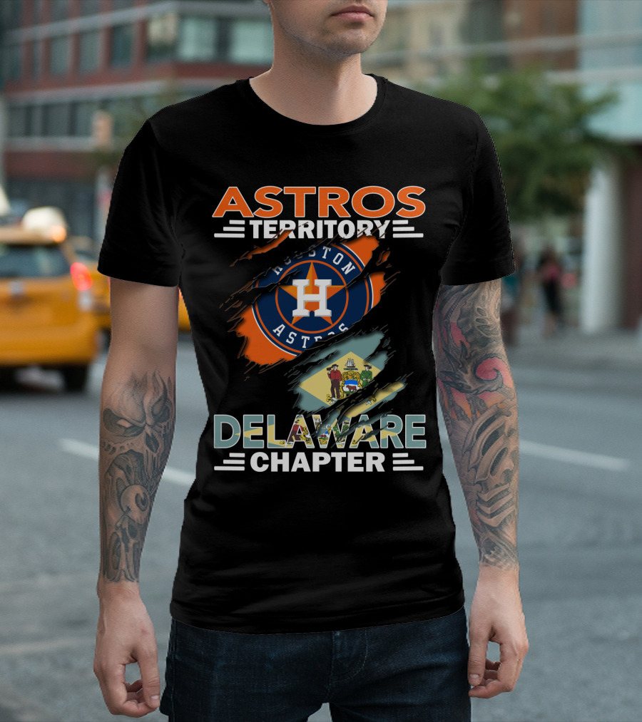 Astros Territory Houston Astros Delaware Chapter T-Shirt