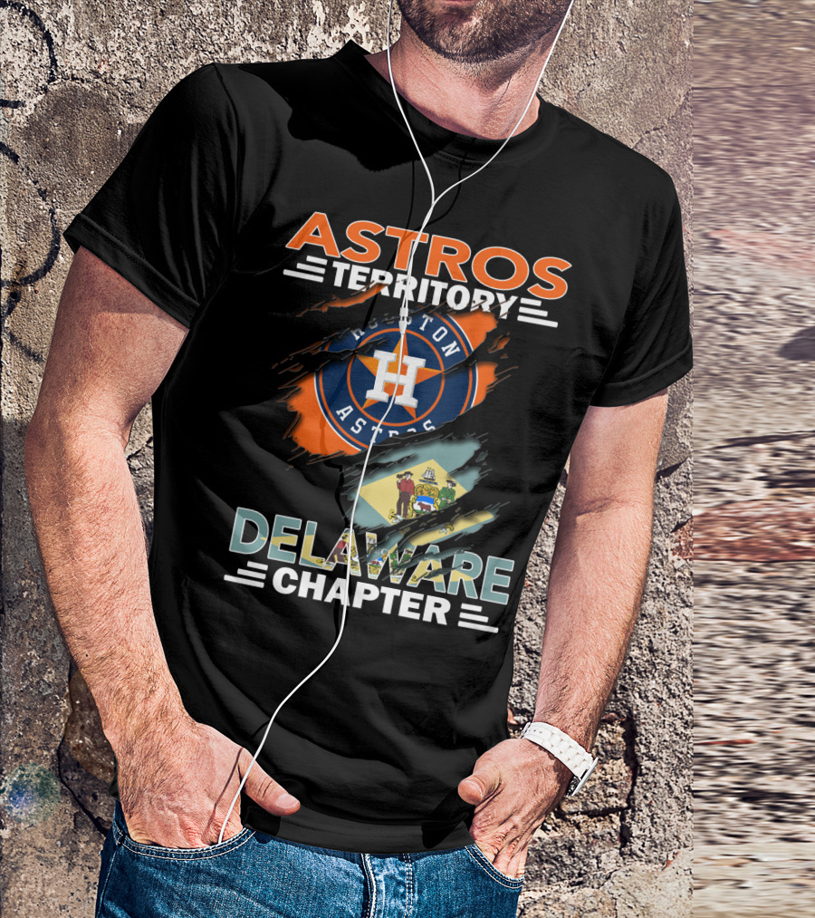 Astros Territory Houston Astros Delaware Chapter T-Shirt