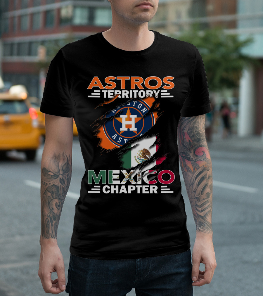 Houston Astros Territory Mexico Chapter Flag T-Shirt