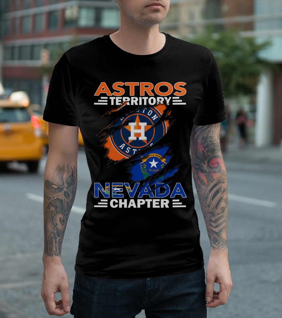 Astros Territory Houston Nevada Chapter Battle Born T-Shirt