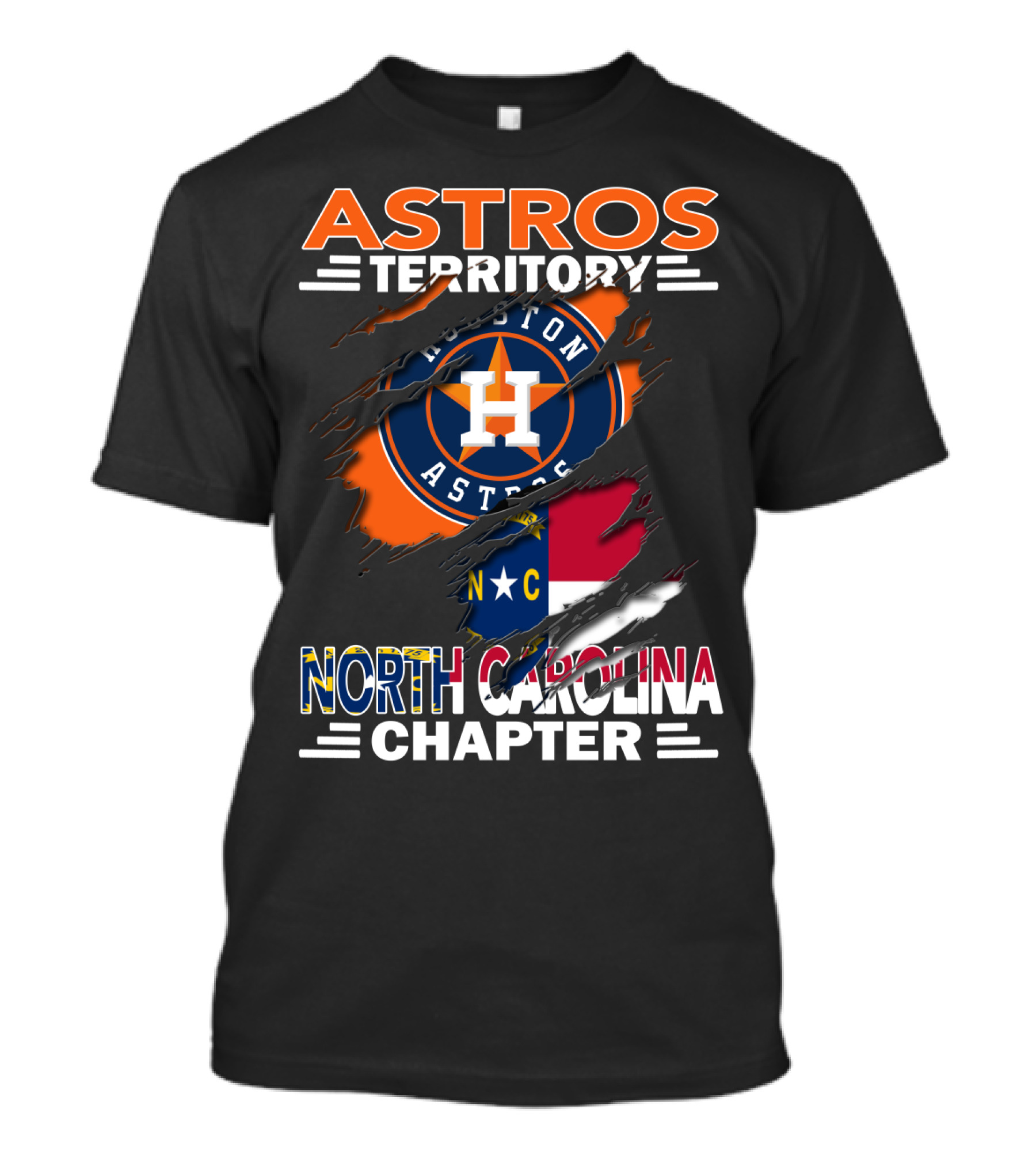 Astros Territory Houston North Carolina Chapter T-Shirt