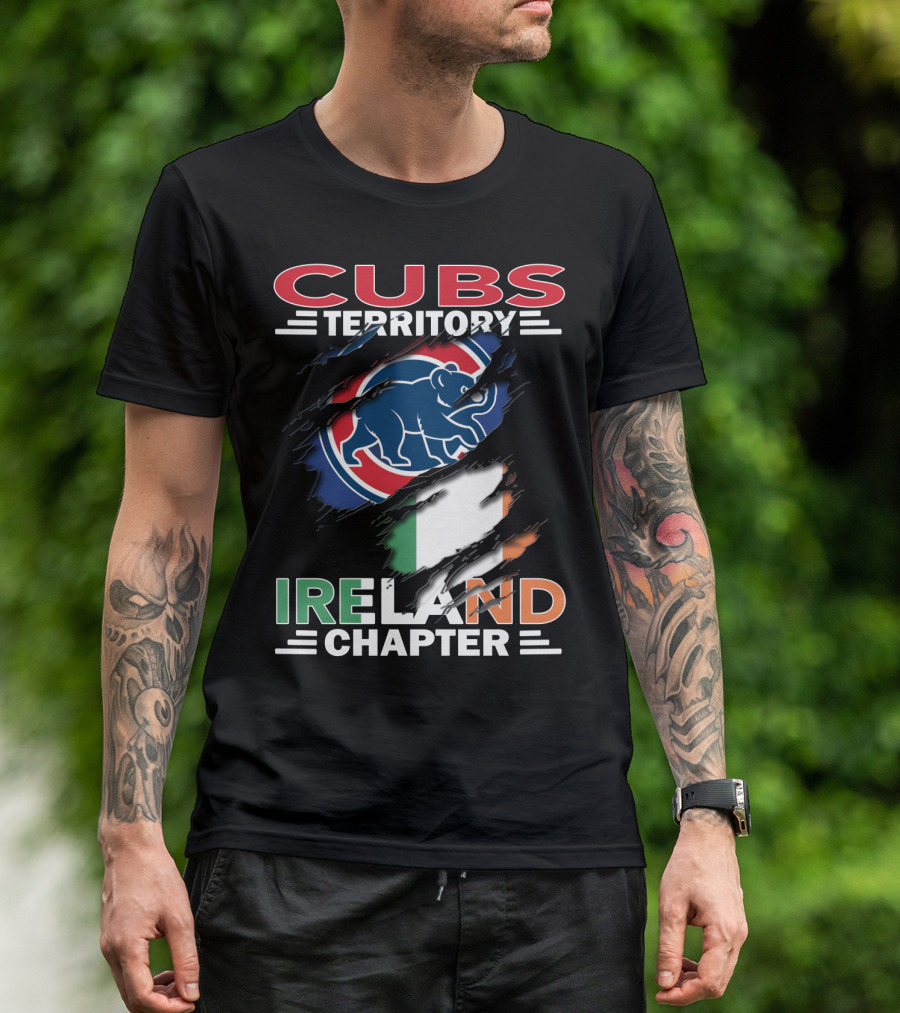 Cubs Territory Ireland Chapter Flag And Bear Emblem T-Shirt