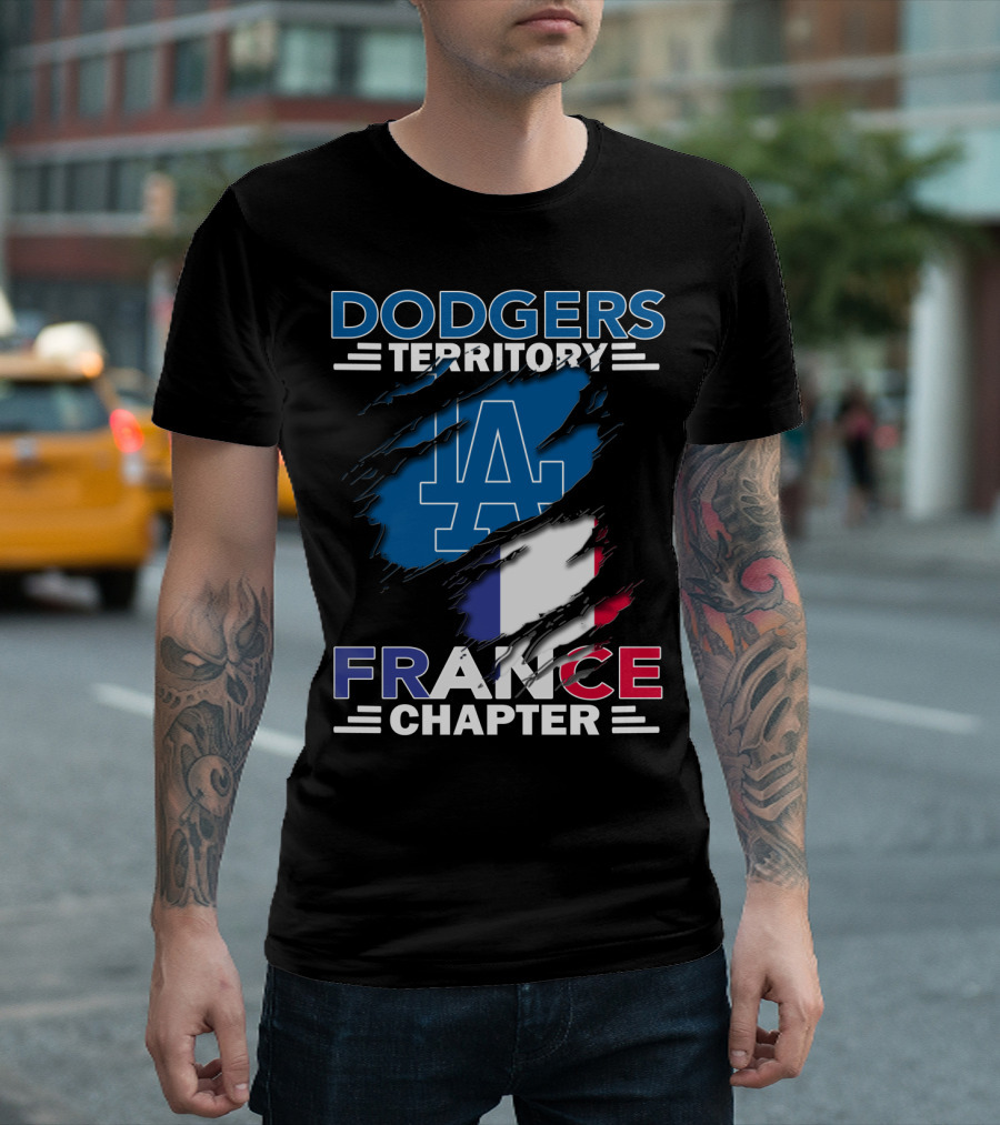 Dodgers Territory LA France Chapter T-Shirt