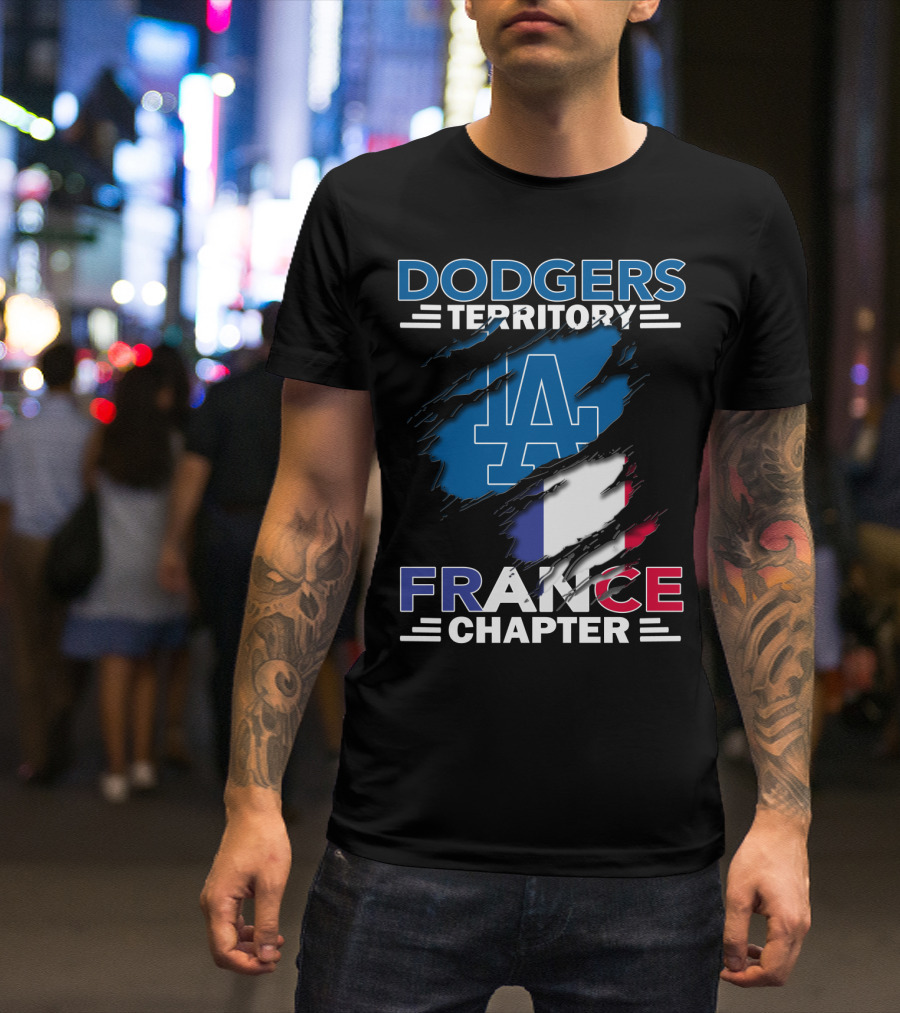 Dodgers Territory LA France Chapter T-Shirt