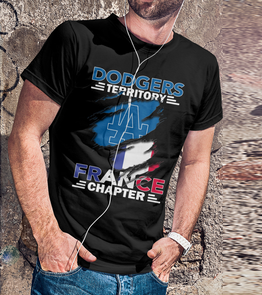 Dodgers Territory LA France Chapter T-Shirt