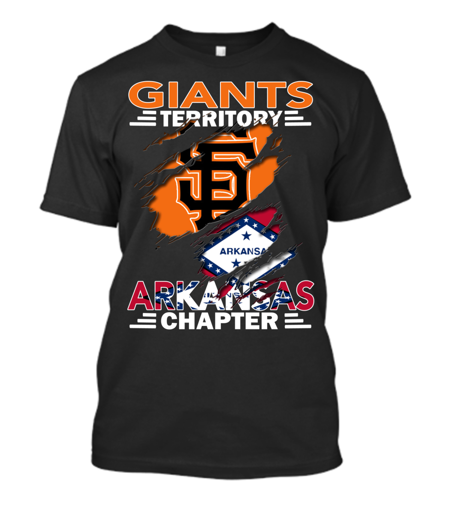 San Francisco Giants Territory Arkansas Chapter T-Shirt