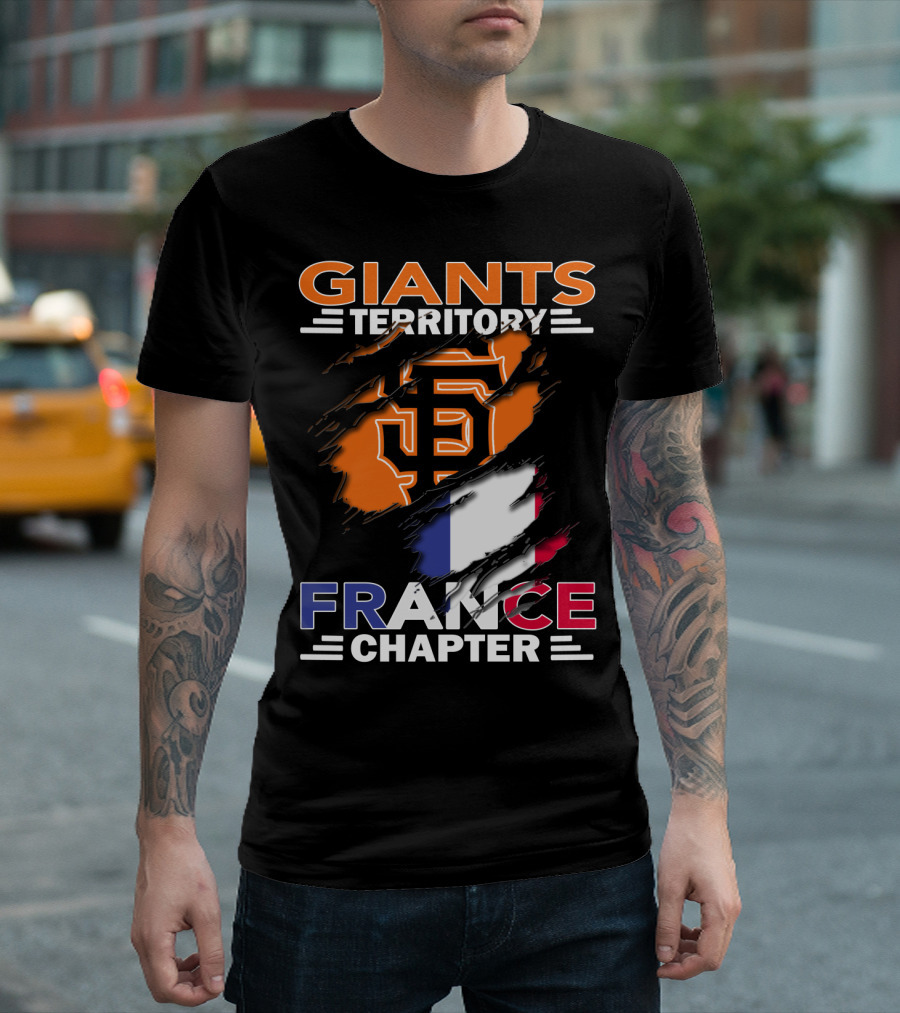 San Francisco Giants Territory France Chapter Fan Club T-Shirt