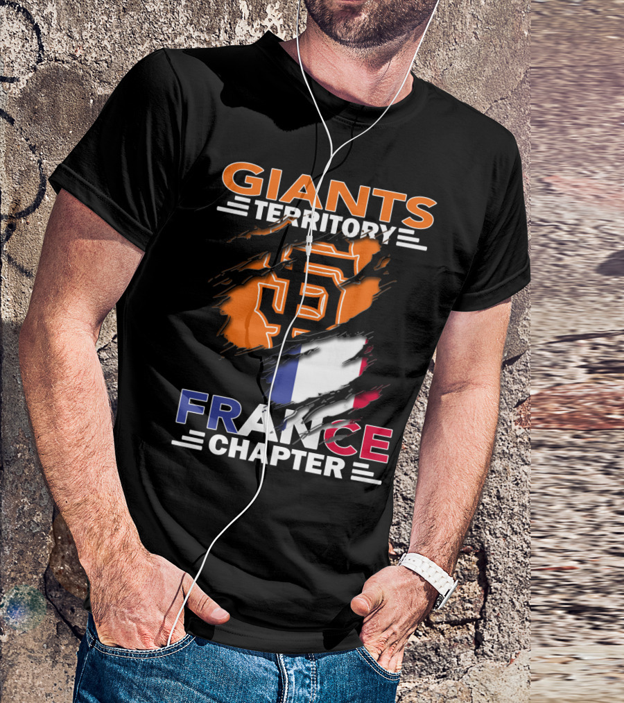 San Francisco Giants Territory France Chapter Fan Club T-Shirt