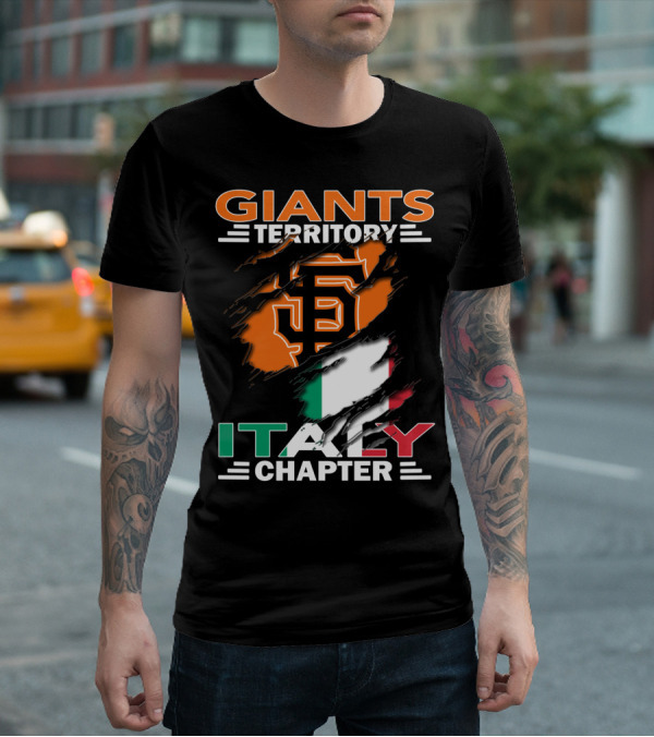 Giants Territory Sf Logo Italy Chapter T-Shirt
