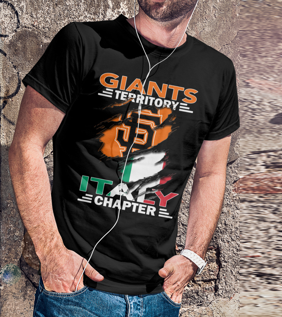Giants Territory Sf Logo Italy Chapter T-Shirt