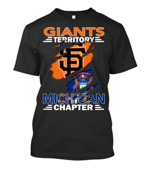 Giants Territory Michigan Chapter Sf Giants Detroit Connection T-Shirt