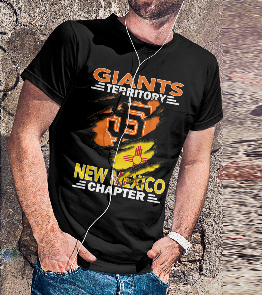 Giants Territory New Mexico Chapter Sf Logo Zia Symbol T-Shirt