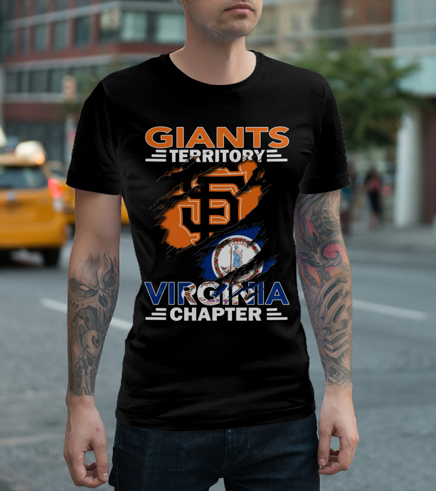 Giants Territory Virginia Chapter Sf Logo Fan T-Shirt