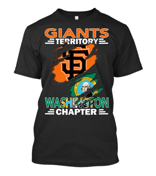 Giants Territory Washington Chapter State Seal T-Shirt