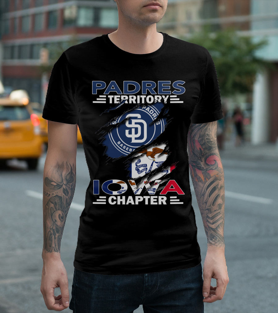PADRES TERRITORY SAN DIEGO BASEBALL IOWA CHAPTER T-Shirt
