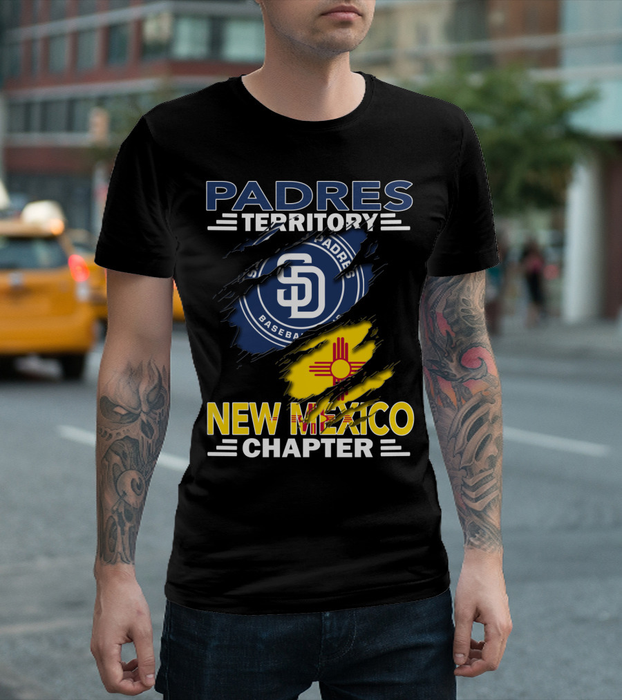 Padres Territory SD Baseball New Mexico Chapter Flag T-Shirt