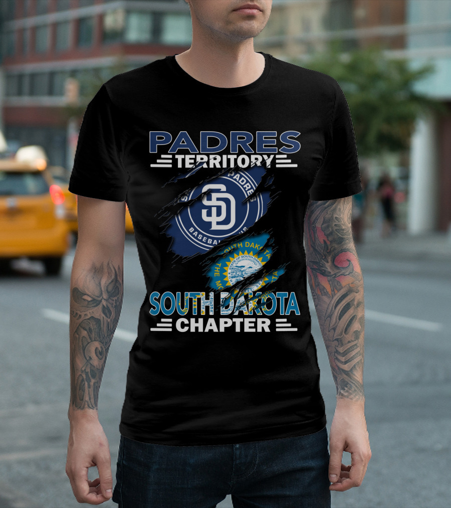 Padres Territory South Dakota Chapter SD Baseball Fan Club Edition T-Shirt