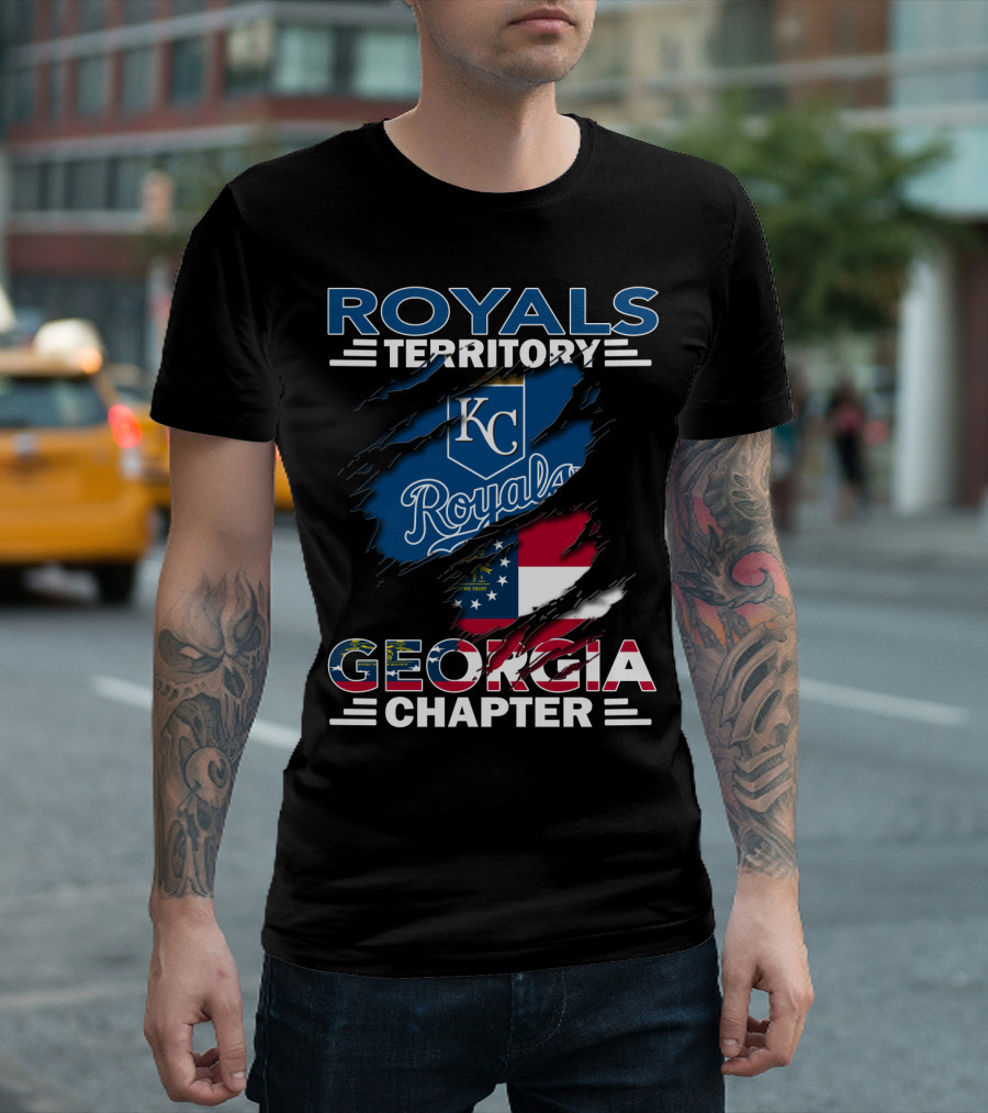 Royals Territory Georgia Chapter KC Flag T-Shirt