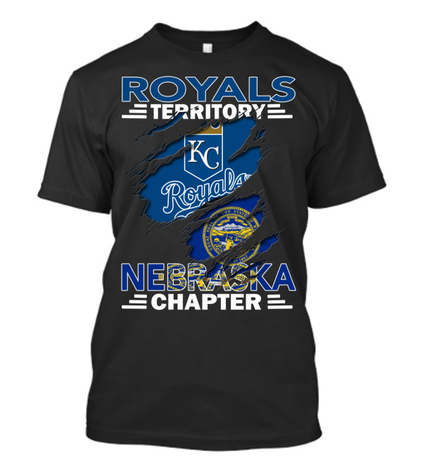 Royals Territory Nebraska Chapter KC Royals Logo State Seal T-Shirt