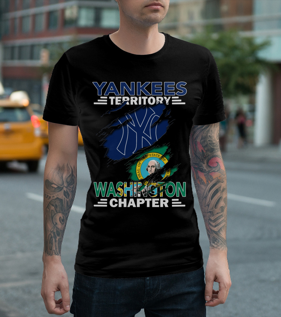 Yankees Territory Washington Chapter Seal of State T-Shirt