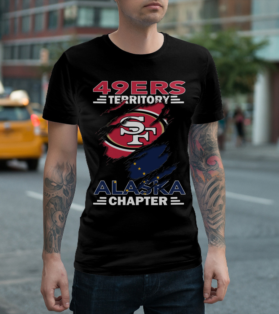 49ers Territory Alaska Chapter San Francisco Football Fans T-Shirt