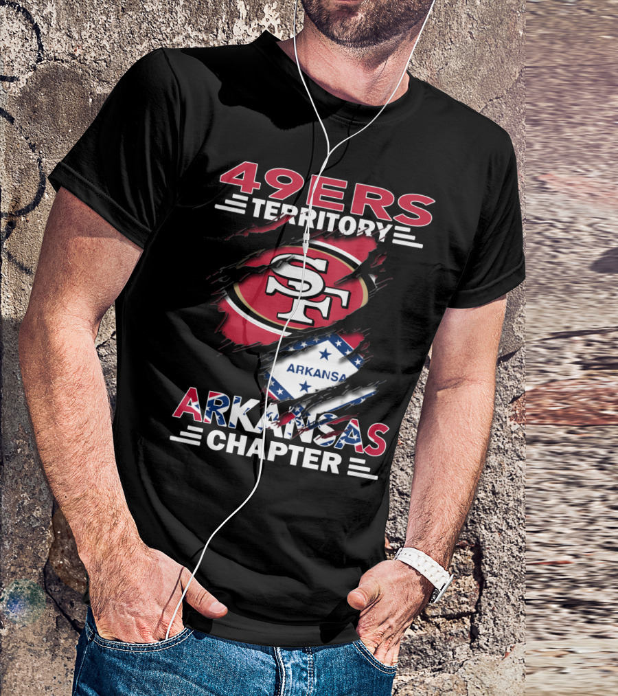 49ers Territory SF Logo Arkansas Chapter T-Shirt