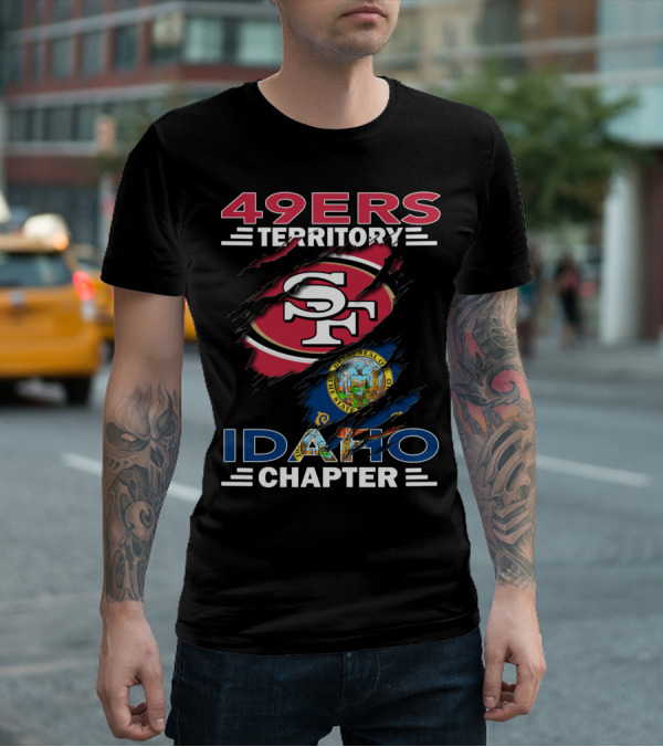 49ers Territory SF Logo Idaho State Emblem Idaho Chapter T-Shirt