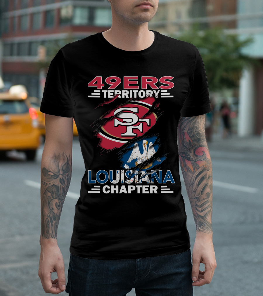 49ers Territory SF Logo Louisiana Chapter T-Shirt